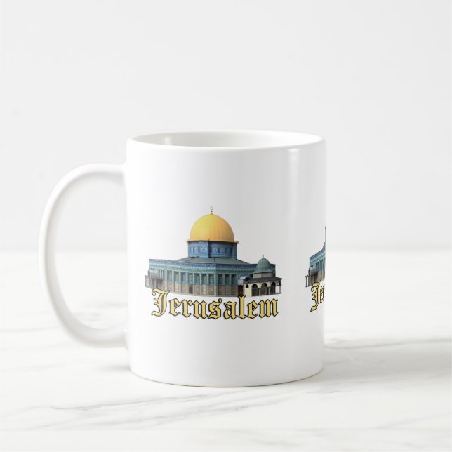 Caneca De Café Jerusalém Clássico Domo da Design Rock (Esquerda)