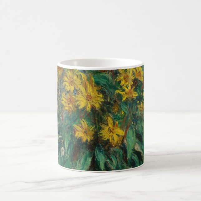 Caneca De Café Jerusalém - Flores do Artichoke - Claude Monet (Centro)