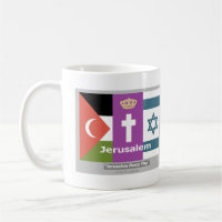 Jerusalem Peace Flag Mug (Revisto)