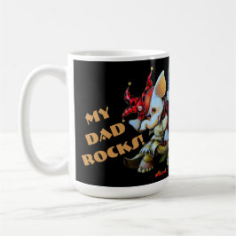 Caneca De Café Jester Metalfabeto Mug Meu Pai Rocha Mug