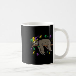 Caneca De Café Jester Sloth Lazy Day Animal Cute Engraçado Mardi 