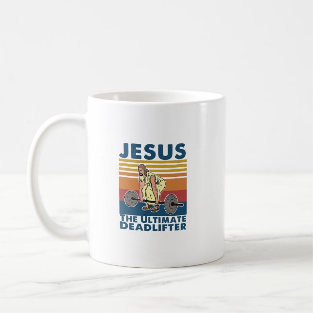 Caneca De Café Jesus, a última Malhação do Deadlifter (Esquerda)