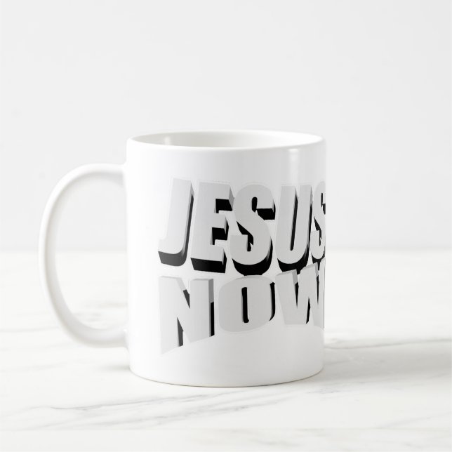 Caneca De Café Jesus Agora Copa 3D (Esquerda)