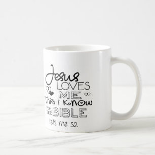 Caneca De Café Jesus ama-me isto que eu sei