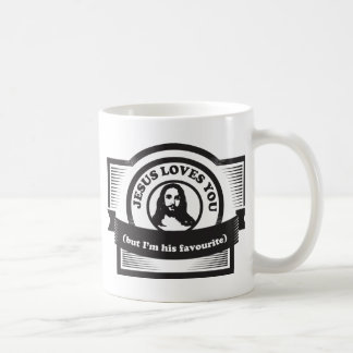 Caneca De Café Jesus ama-o engraçado