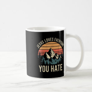 Caneca De Café Jesus Ama Todos Que Você Odeia _1