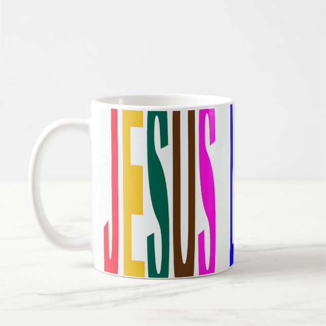 CANECA DE CAFÉ JESUS AMA VOCÊ (Esquerda)