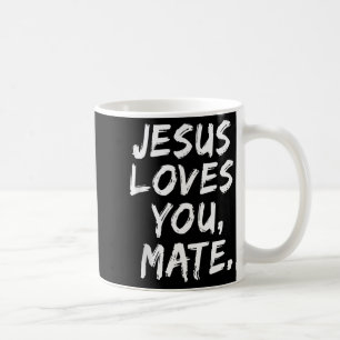 Caneca De Café Jesus Ama Você Companheiro Crente Cristão Fé Deus