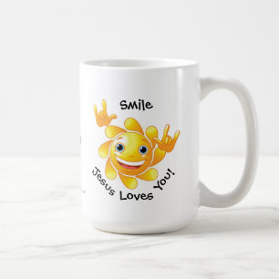 Caneca De Café Jesus ama você personalizar