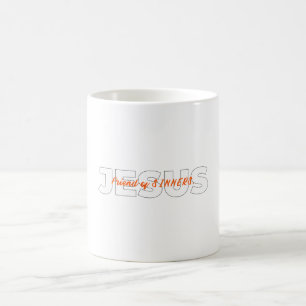 Caneca De Café JESUS. Amigo de SINNERS.