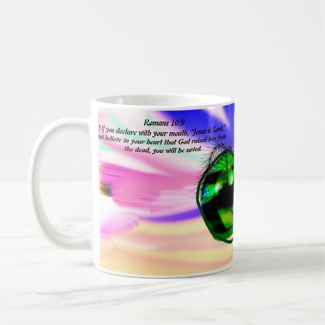 Caneca De Café Jesus aqui (Esquerda)