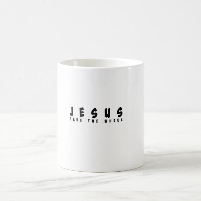 Caneca De Café Jesus Assume o Volante (Centro)
