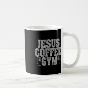 Caneca De Café Jesus Café Gym Christian Workout Peso