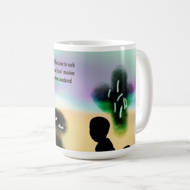Caneca De Café Jesus caminha conosco  (Frente Esquerda)