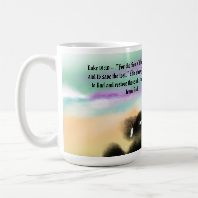 Caneca De Café Jesus caminha conosco  (Esquerda)