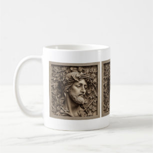 Caneca De Café Jesus Carving Mug