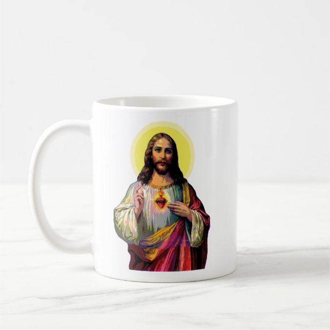 Caneca De Café Jesus Christus no estilo de arte Pop (Esquerda)