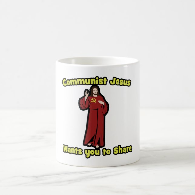 Caneca De Café Jesus comunista (Centro)