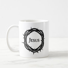 CANECA DE CAFÉ JESUS - COROA DE ESPINHOS
