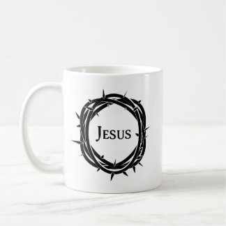 CANECA DE CAFÉ JESUS - COROA DE ESPINHOS