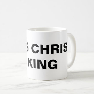 Caneca De Café "Jesus Cristo é rei" Clássica Mug