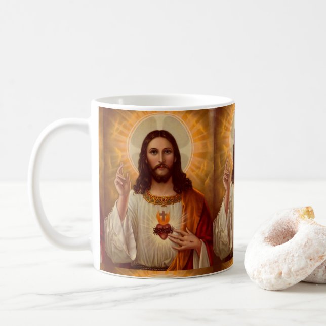 Caneca De Café Jesus Cristo Mug (Com Donut)