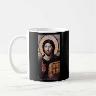 Caneca De Café Jesus Cristo Pantocrator Sinai Ortodox Christian
