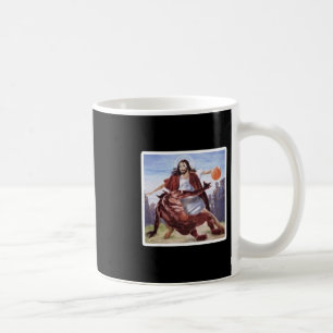 Caneca De Café Jesus Cruzando Satanás Esqueleto