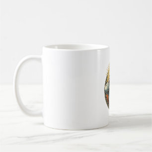 Caneca De Café Jesus Derrubou o Telefone no Concreto e Entrou em