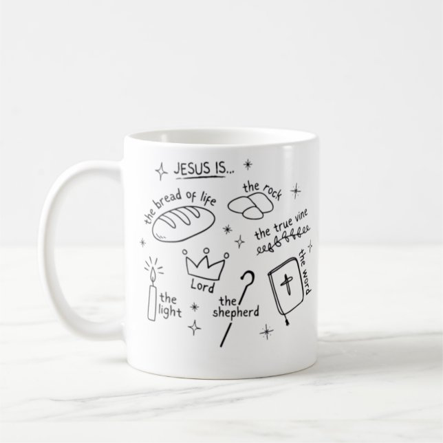 Caneca De Café Jesus É... (Esquerda)
