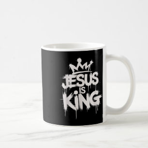 Caneca De Café Jesus é a escritura da Bíblia cristã-rei, citando