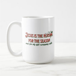 Caneca De Café Jesus É A Razão Para A Época - Arrastamento De Pre