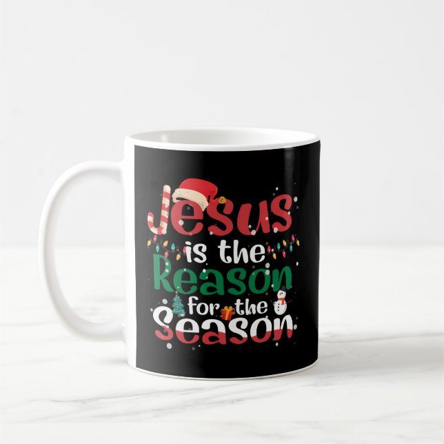 Caneca De Café Jesus É A Razão Para A Época Cristã (Esquerda)