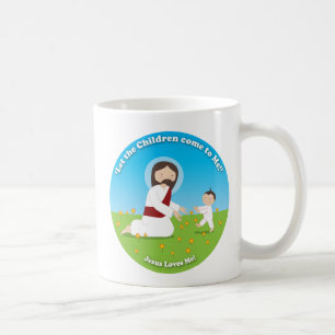 Caneca De Café Jesus e Criança