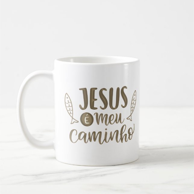 Caneca De Café jesus é meu caminho (Esquerda)