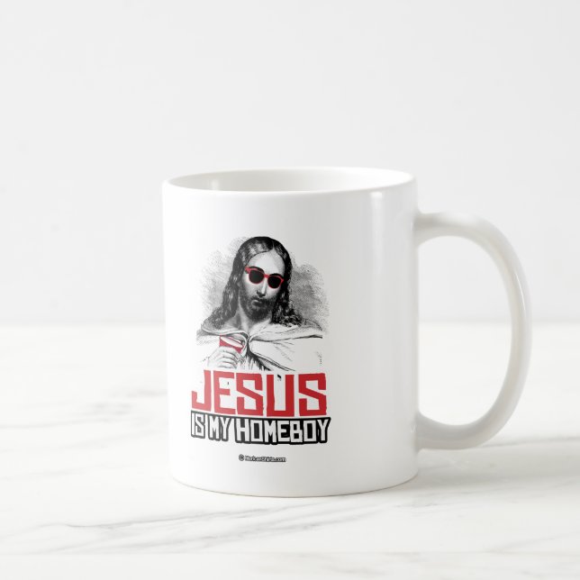 Caneca De Café Jesus é meu ficar em casa (Direita)