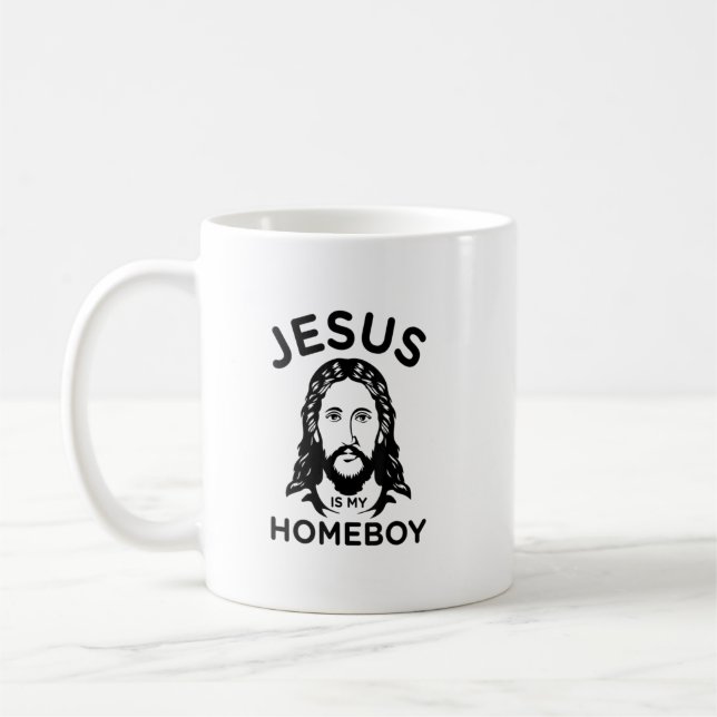Caneca De Café Jesus É Meu Ficar em casa (Esquerda)