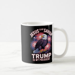 Caneca De Café Jesus é meu salvador é meu presidente religioso