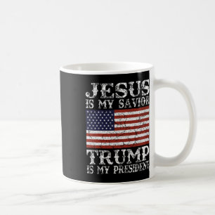 Caneca De Café Jesus é meu Salvador Trump é meu Presidente