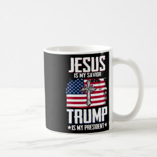 Caneca De Café Jesus É Meu Salvador Trump É Meu Presidente 2