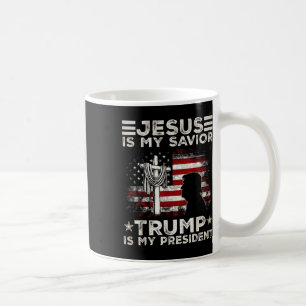 Caneca De Café Jesus É Meu Salvador Trump É Meu Presidente 2024 E