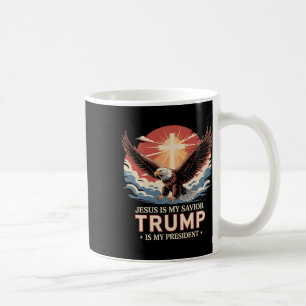 Caneca De Café Jesus É Meu Salvador Trump É Meu Presidente Bíblic