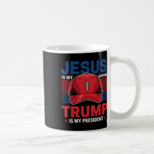 Caneca De Café Jesus É Meu Salvador Trump É Meu Presidente Cristã