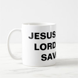 Caneca De Café "Jesus é meu Senhor e salvador" Clássica Mug