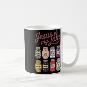 Caneca De Café Jesus é minha fé fé esperança amor reze alegria de