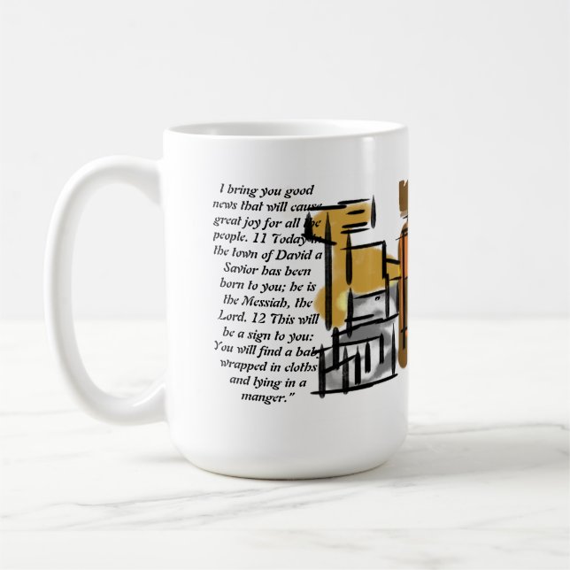 Caneca De Café Jesus é nascer (Esquerda)