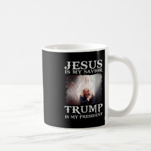 Caneca De Café Jesus é o meu salvador é o meu presidente