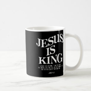 Caneca De Café Jesus é o rei Jesus João 146 Figurino Cristão (em