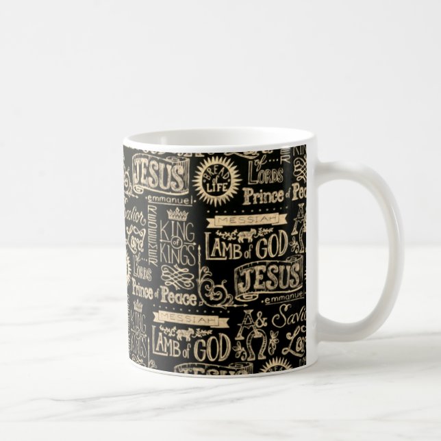 Caneca De Café Jesus é rei de Kings Mug (Direita)