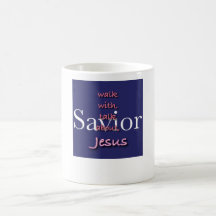 Jesus é salvador de café mug